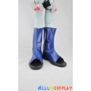 Naruto Cosplay Shoes Blue Short Boots