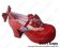 Princess Lolita Shoes Wine Red Matte Imperial Crown Chunky Lacing Bow Ankle Strap