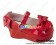 Mirror Red Round Buckle Platform Sweet Lolita Shoes