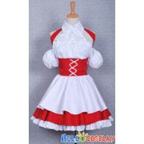 Chobits Cosplay Chii Red Maid Dress