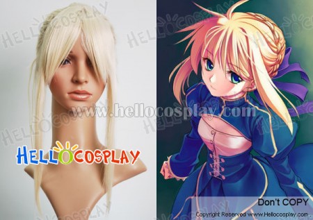 Fate Stay Night Saber Cosplay Wig