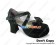 Matte Black Double Ankle Straps Ruffle Chunky Sweet Lolita Shoes