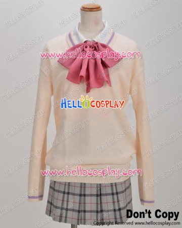 Little Busters Cosplay Komari Kamikita Girl Uniform Costume