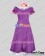 Touhou Project Cosplay Yukari Yakumo Costume Purple Dress