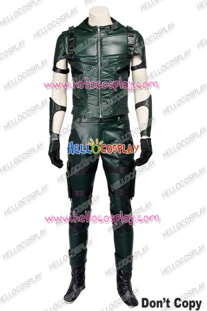 Green Arrow Season 4 Oliver Queen Cosplay Costume Hoodie Combat Uniform