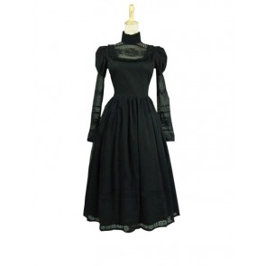 Edwardian 1920's Style Retro Dress Ball Gown Reenactment Stage Lolita Dress Costume