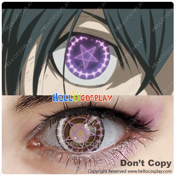 Black Butler Cosplay Ciel Phantomhive Contact Lense