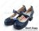 Dark Blue Bow Strap Chunky Princess Lolita Shoes