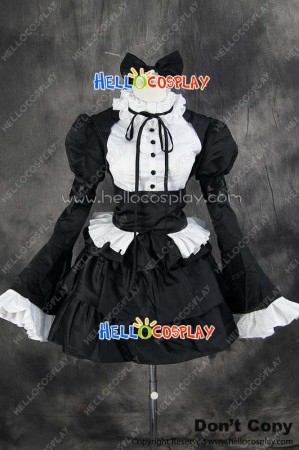 Fairy Tail Cosplay Erza Scarlet Maid Dress Costume