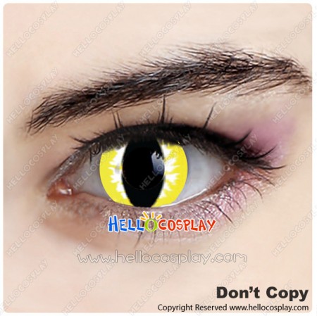 Yellow Snake Eyes Cosplay Contact Lense