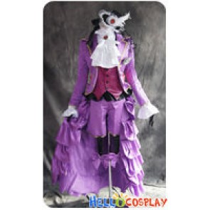 Black Butler 2 II Cosplay Earl Alois Trancy Purple Uniform Costume New