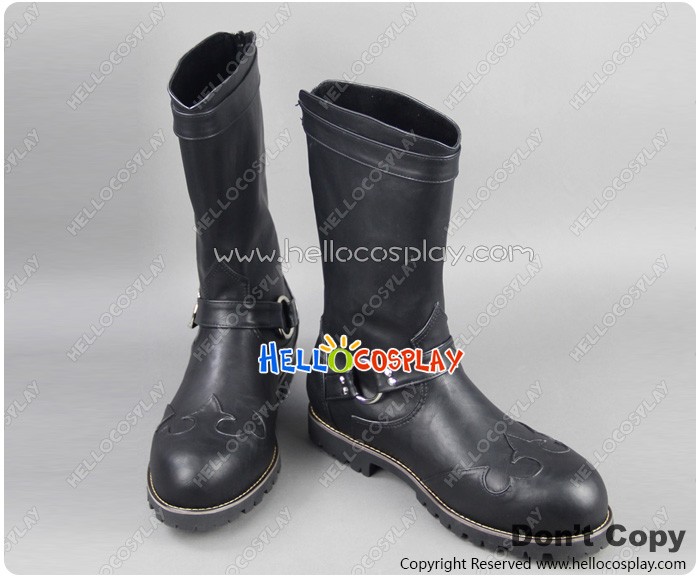 Devil May Cry 4 Dante Black Shoes Cosplay Boots