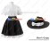 Touhou Project Cosplay Marisa Kirisame Costume Black White Dress