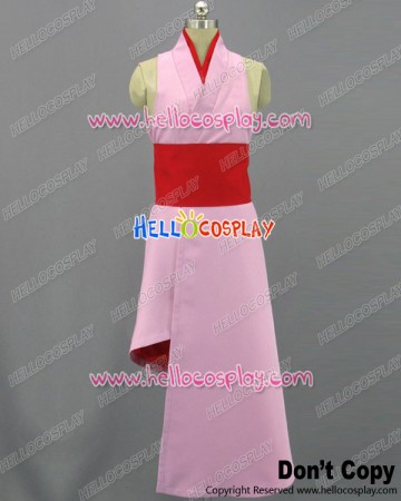 BlazBlue Calamity Trigger Cosplay Pink Kimono Dress Costume
