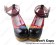 Princess Lolita Shoes Platform Black Wine Red Matte Lace Ankle Straps Lace