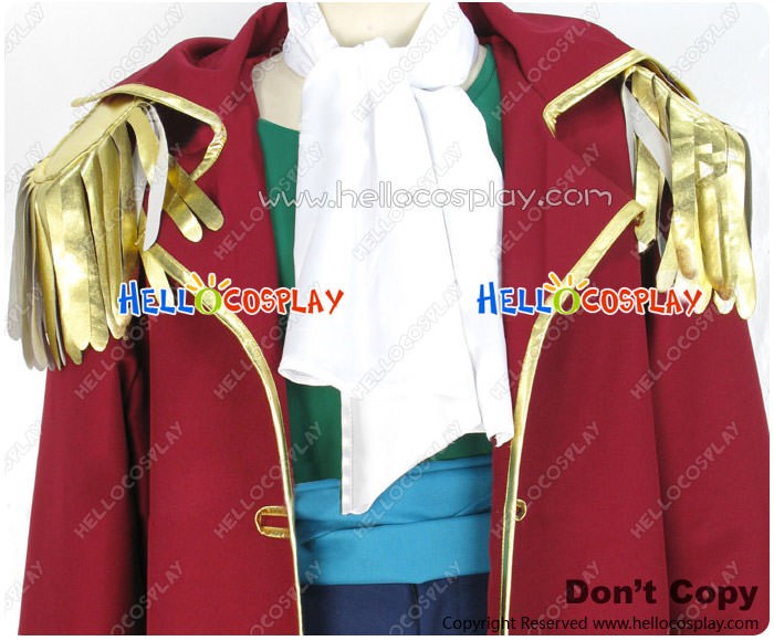 One Piece Gold D Roger Captain Cosplay Costume