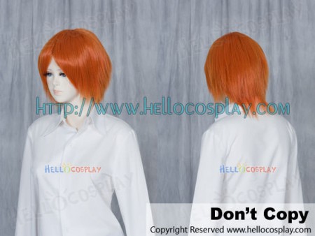 Bright Orange Short Cosplay Wig