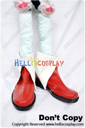 Puella Magi Madoka Magica Cosplay Kyoko Sakura Red Shoes