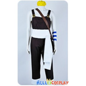 One Piece Cosplay Usopp Usoppu Bib Overalls Brown Costume
