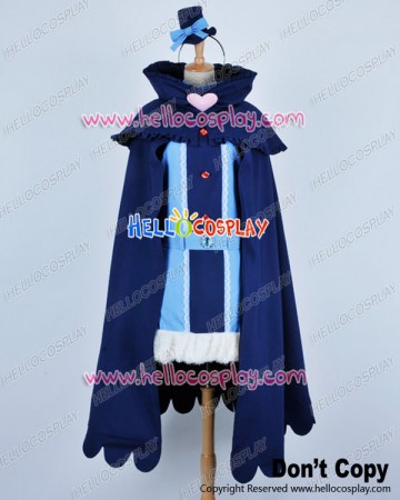 Karneval Cosplay Kiichi Blue Cloak Uniform Costume