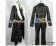 One Piece Cosplay Sir Crocodile Costume Fur Collar Black Coat