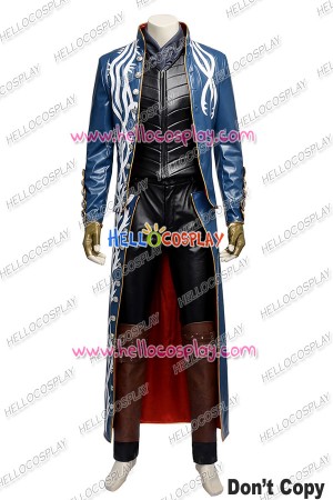 Devil May Cry 3 Dantes Awakening Cosplay Vergil Costume Outfit