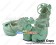 Mint Green Bow Crisscross Ankle Straps PU Lolita Shoes