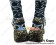 Leopard Buckle Strap Contract Chunky Sweet Lolita Shoes