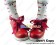 Wine Red Satin Lacing Platform Princess Lolita Shoes