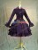 Victorian Lolita Reenactment Stage Steampunk Coat Gothic Lolita Dress Purple