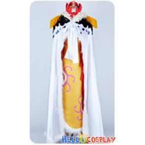 One Piece Cosplay Pirate Empress Boa Hancock Yellow Full Set Costume