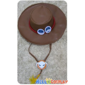 One Piece Cosplay Portgas D Ace Accessories Brown Hat