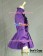 Gothic Lolita Cosplay Victorian Romantic Purple Blouse Ruffle Reenactment Costume