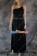 Party Cosplay Black Gem Ball Gown Formal Shoulder Dress Costume