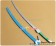 BlazBlue Cosplay Jin Kisaragi Snow Sword Weapon