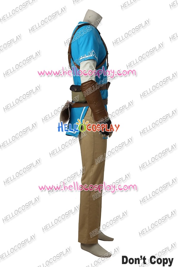 The Legend of Zelda Breath of the Wild Link Cosplay Costume Deluxe