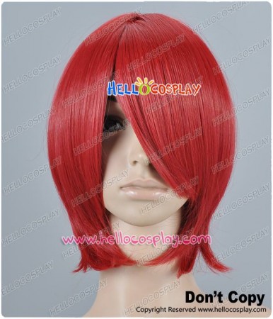 Red Cosplay Wig Short Layer Wig