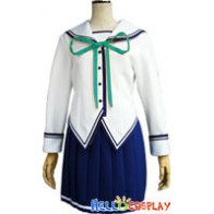 Da Capo Cosplay School Girl Uniform Green Ribbon
