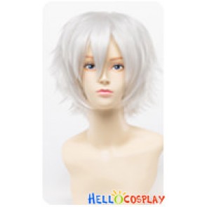 Wig 30CM Cosplay Silvery White Universal Short Layered