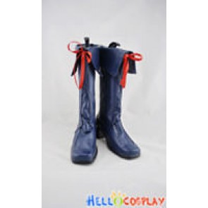 AKB0048 Cosplay Shoes Chieri Sono Boots Dark Blue