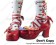 Wine Red Crossing Straps Sweet Chunky Princess Lolita Shoes
