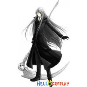 Black Butler Undertaker Silver Scythe For Halloween