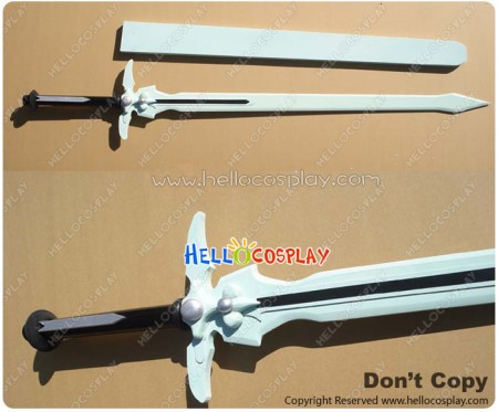 Sword Art Online Cosplay Kirigaya Kazuto Props White Sword A