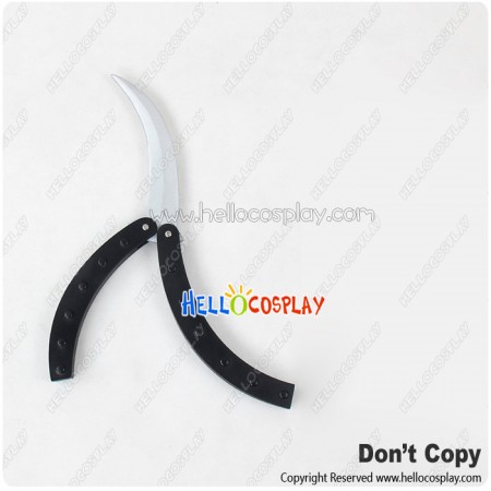 BlazBlue Cosplay Hazama Boomerang Folding Dagger Prop