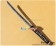 Rurouni Kenshin Cosplay Shinomori Aoshi Double Swords Weapon Prop