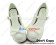 White Heart Shaped Ruffle Chunky Princess Lolita Shoes