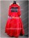 Vocaloid Meiko Cosplay Costume Red Dress Gown