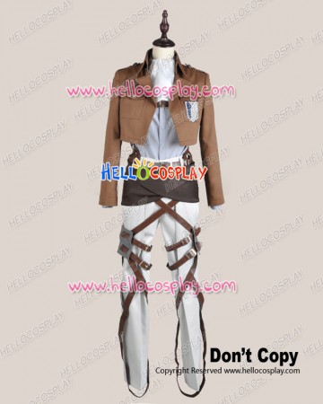 Attack On Titan Shingeki No Kyojin Cosplay Levi Eren Scouting Legion Costume Cloth Ver