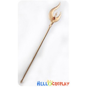 Magi: The Labyrinth of Magic Cosplay Sheba Shiba God Scepter Hand Staff Stick Weapon Prop