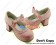 Pink IW Charlotte Bow Chunky Sweet Lolita Shoes